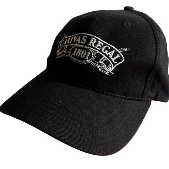 Chivas Regal 1801 Black Baseball Hat Cap - Picture 2 of 3